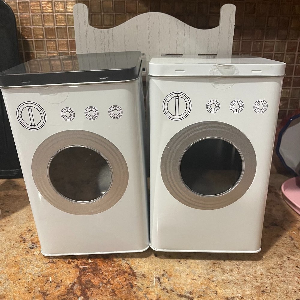 Target Laundry Metal Containers Set (2)